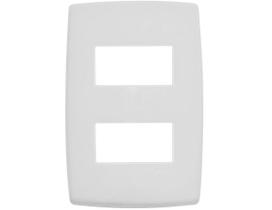 Placa 4x2 2 Módulo Distanciados Branco 618506 Pial Plus