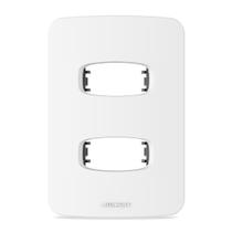 Placa 4x2 2 Módulo Distanciados Branco Gracia Maxx 85667 Alumbra