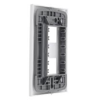 Placa 4X2 2 Módulo Separados Branco Inova Pro 85001 Alumbra Placa 4X2 2 Módulo Separados Branco Inova Pro 85001 Alumbra