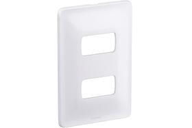 Placa 4x2 2 Módulos Com Suporte Branca 680182 Pial Zeffia Placa 4x2 2 Módulos Com Suporte Branca 680182 Pial Zeffia