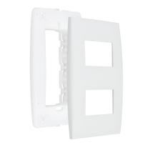 Placa 4X2 2 Modulos Distanciados Soprano Siemens Ilus Com Suporte Placa 4X2 2 Modulos Distanciados Soprano Siemens Ilus Com Suporte