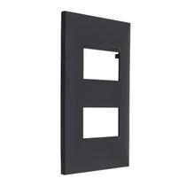 Placa 4x2 2 Módulos Preta 618506PT Legrand Pial Plus+