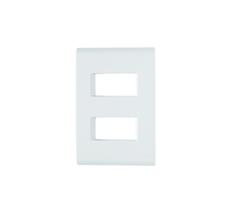 Placa 4x2 2 Postos Afastadas Branca Liz - Tramontina