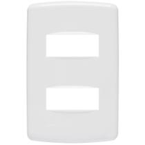 Placa 4X2 2 Postos Duale Up Separados Branca Iriel Placa 4X2 2 Postos Duale Up Separados Branca Iriel