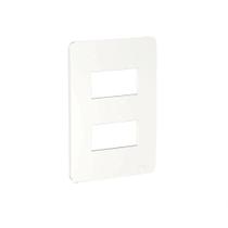Placa 4x2 2 Postos Separados Branco Orion S730103004 Placa 4x2 2 Postos Separados Branco Orion S730103004
