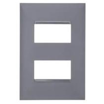 Placa 4x2 2 Postos Separados Pial Plus+ Legrand Cinza 618506CZ
