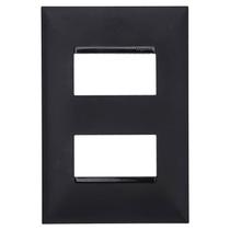 Placa 4x2 2 Postos Separados Pial Plus+ Legrand Preta 618506PT
