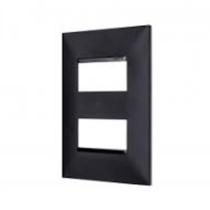 Placa 4x2 2 Postos Separados Pial Plus+ Legrand Preto 618506PT