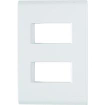 Placa 4x2 2p afastados liz 57106/206 tramontina