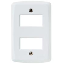 Placa 4X2 2P Afastados Lux2 Branco Tramontina Placa 4X2 2P Afastados Lux2 Branco Tramontina