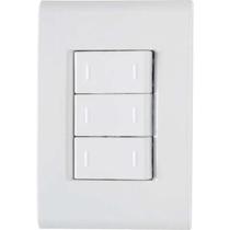 Placa 4x2+3 Interruptores Paralelos 10A/250V Branco