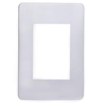 Placa 4x2 3 Módulos Chrome Satin Orion Schneider