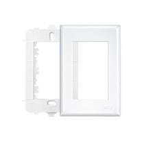 Placa 4x2 3 módulos Com Suporte Fame Evidence