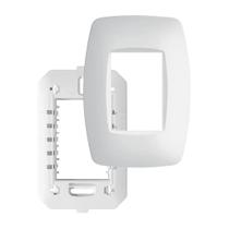 Placa 4X2 3 Modulos Fame Elegance Com Suporte Placa 4X2 3 Modulos Fame Elegance Com Suporte