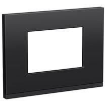 Placa 4X2 3 Módulos Fenix Grafite Orion Class Schneider
