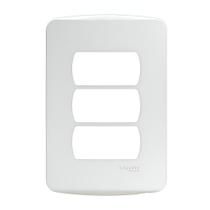 Placa 4x2 3 Modulos Horizontais Schneider Miluz