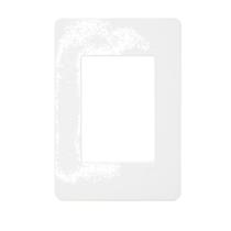 Placa 4x2 3 Modulos Horizontal N1373.1 CR Creme, Linha Unno Life, ABB