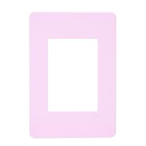 Placa 4x2 3 Módulos Horizontal N1373.1 RS Rosa, Linha Unno Life, ABB