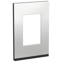 Placa 4X2 3 Módulos Metal Aluminium Orion Class Schneider Placa 4X2 3 Módulos Metal Aluminium Orion Class Schneider