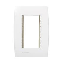 Placa 4X2 3 Modulos Soprano Siemens Ilus Com Suporte