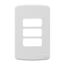 Placa 4x2 3 posições branco compose - weg Placa 4x2 3 posições branco compose - weg