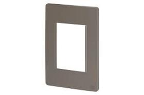 Placa 4x2" 3 posições esatta argila c/ suporte