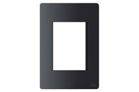 Placa 4x2" 3 posições esatta grafite c/suporte Placa 4x2" 3 posições esatta grafite c/suporte