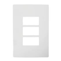 Placa 4x2 3 Posto Com Suporte 96100 - Ilumi Placa 4x2 3 Posto Com Suporte 96100 - Ilumi