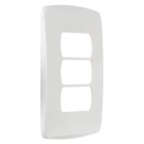 Placa 4X2 3 Postos Branca Miluz S3B77130 Schneider