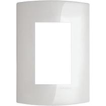 Placa 4x2 3 Postos Lunare Schneider Branco Placa 4x2 3 Postos Lunare Schneider Branco