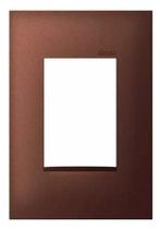Placa 4x2 3 Postos Simon 35 Aço Corten