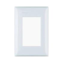 Placa 4x2 3 postos Thesi Bticino M5P3 branco Placa 4x2 3 postos Thesi Bticino M5P3 branco