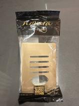 Placa 4x2 4 interruptor + 1 tomada com suporte dourada novara dicompel