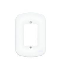 Placa 4x2 Blanc 3 Interruptores-Fame