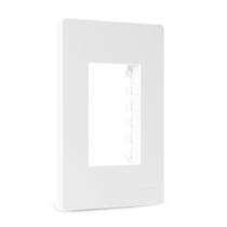 Placa 4x2 c/ Suporte 3 Postos Branco Infiniti Plus MarGirius