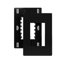 Placa 4x2 C/ Suporte para 3 Módulos Ebony INFINITI 21841