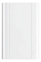 Placa 4x2 Cega Com Suporte Fame Modulare Branca