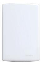 Placa 4x2 Cega E Suporte Branco - 6407 Alumbra Siena Placa 4x2 Cega E Suporte Branco - 6407 Alumbra Siena