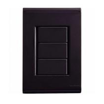 Placa 4x2 Cega Grafite Tramontina Liz Placa 4x2 Cega Grafite Tramontina Liz