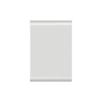 Placa 4x2 Cega Liz Tramontina 57106/201 - Branca Placa 4x2 Cega Liz Tramontina 57106/201 - Branca