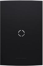Placa 4x2 Cega Saída Fio Inova Pro Class Alumbra Preto Fosco