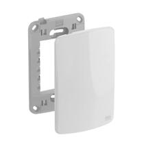 Placa 4x2 cega + suporte branco composé - weg Placa 4x2 cega + suporte branco composé - weg