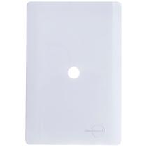 Placa 4x2 com Furo + Suporte Branco da Linha Novara - 1100-43 - DICOMPEL Placa 4x2 com Furo + Suporte Branco da Linha Novara - 1100-43 - DICOMPEL