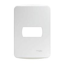 Placa 4x2 com Suporte 1 Módulo Branca Miluz Schneider Placa 4x2 com Suporte 1 Módulo Branca Miluz Schneider