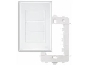 Placa 4x2 com suporte cega 2883 evidence fame
