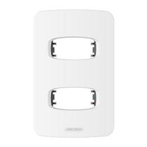 Placa 4X2 com Suporte para 2 Módulos Separados Gracia Maxx - Alumbra