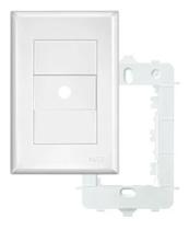 Placa 4x2 Com Suporte Saída de Fio Ev - Fame Placa 4x2 Com Suporte Saída de Fio Ev - Fame