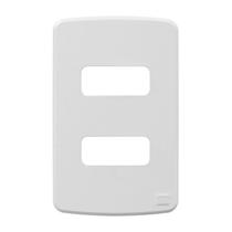 Placa 4x2" compose 2 posicoes branco