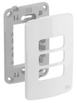 Placa 4x2 de 3 Posições + Suporte - Composé - WEG