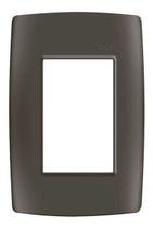 Placa 4x2 De 3 Postos Grafite 30913-38 - Simon 30